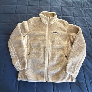 Patagonia Retro X Sherpa Fleece Windproof Jacket Deep Pile XL Natural